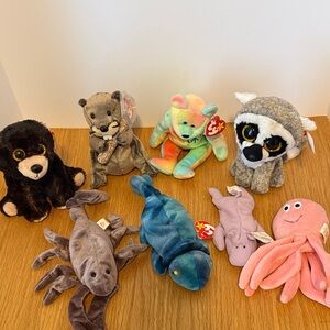 Ty Beanie Babies Plush Toy Set - 8